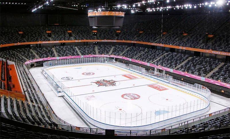 Ice hockey stadium lighting system cost