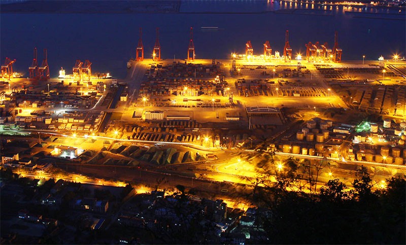 Sea port lighting system cost