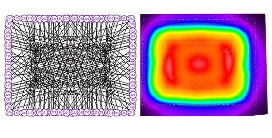 football field light