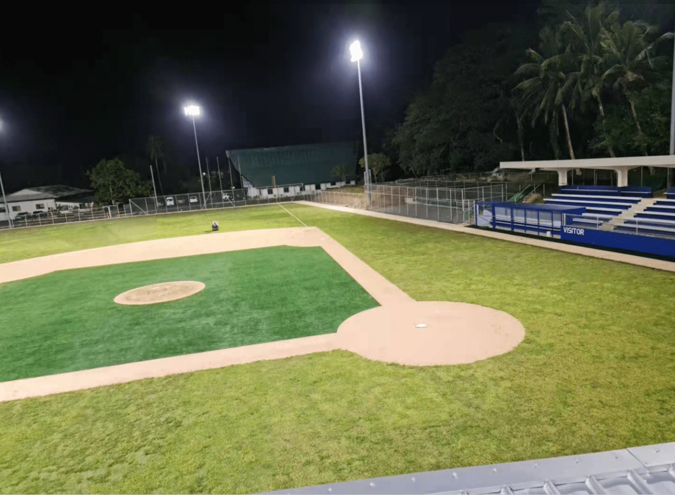 baseball field light