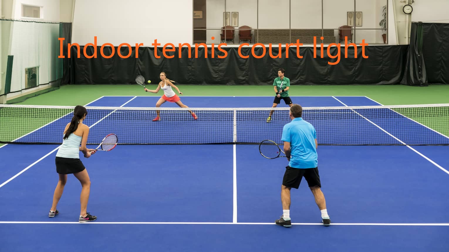 Indoor tennis light case-Netherlands national team training courts Green Light