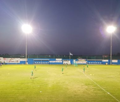 Lighting renovation of Cyprus football training field football field light