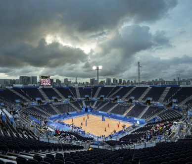Beach Volleyball court - Passion from Costa Rica Stadium light