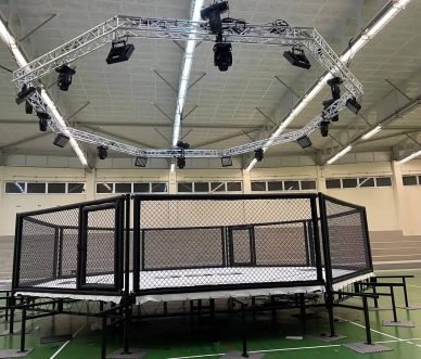 Octagon Cage Boxing Arena - Cyprus indoor sport light design led sport light