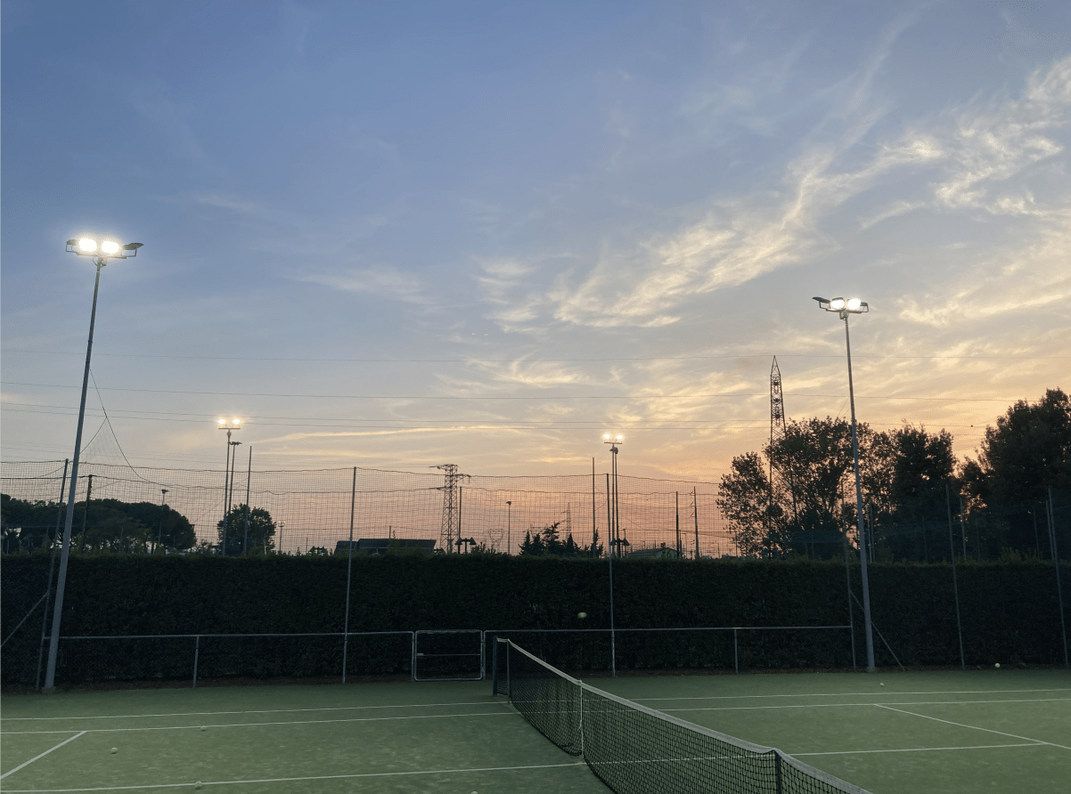 Tennis court light
