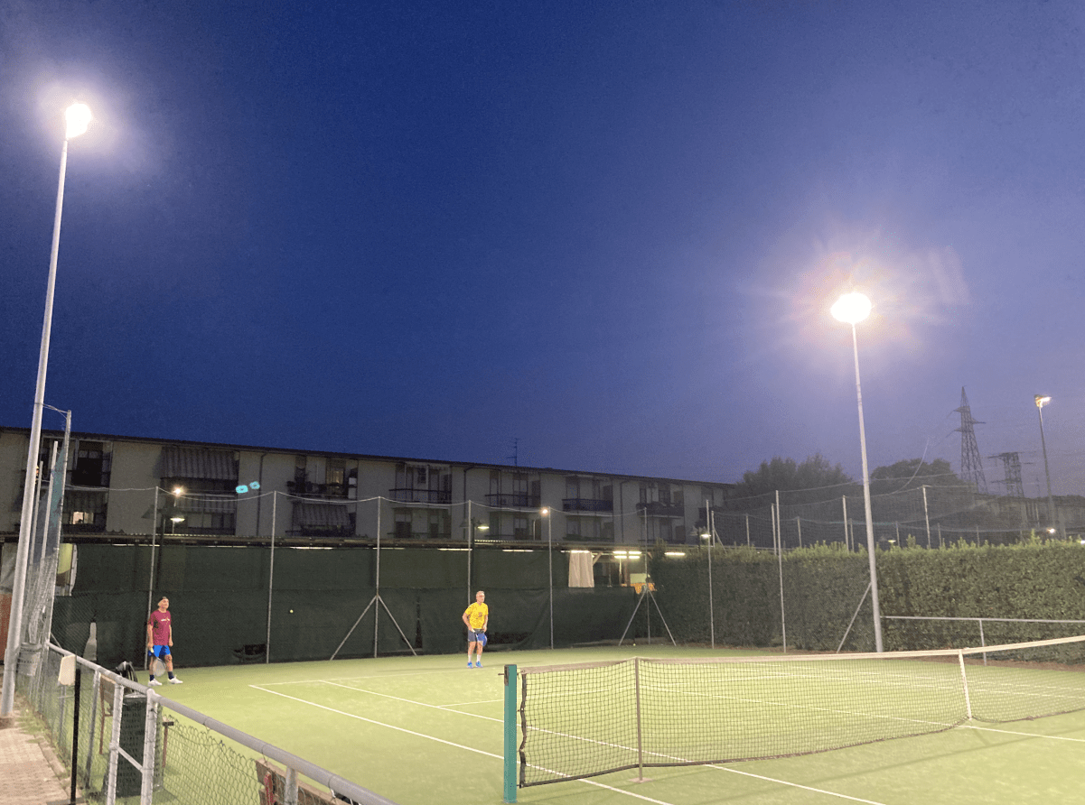 Tennis court light