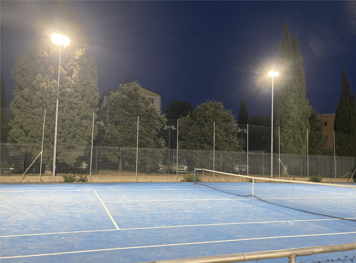 Tennis court light