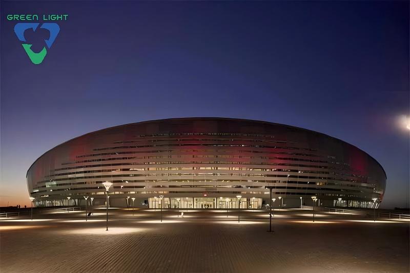 Which manufacturer offer LED flood lights for Astana Arena？