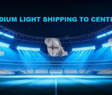 Ships 300 Sets Stadium Lights to Central Asia