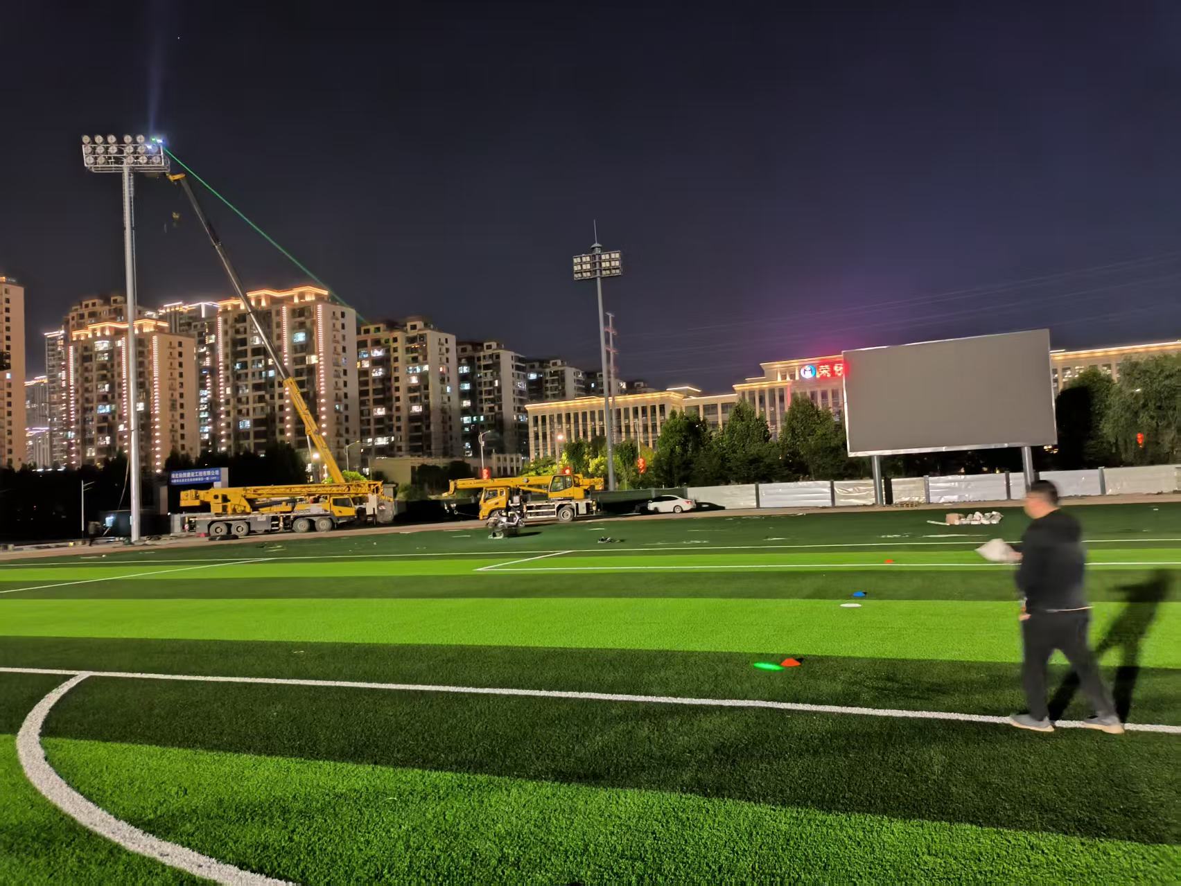 Football filed in HUBEI university